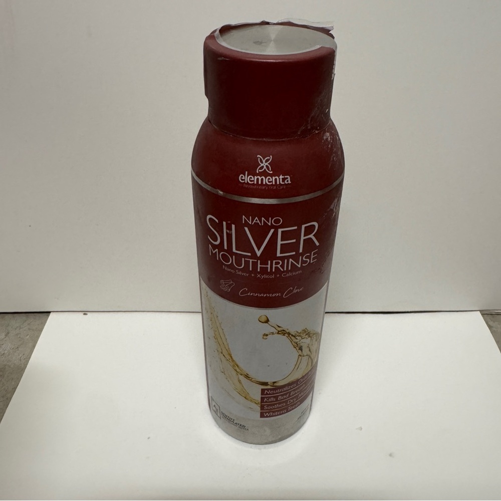 Elementa Nano Silver Mouthrinse Cinammon Clove 20 OZ - Picture 1 of 3